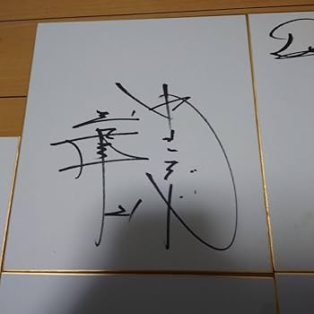 Amazon.co.jp: プロ野球、中日ドラゴンズ、直筆サイン色紙セット